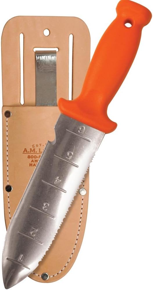 A.M. Leonard Deluxe Soil Knife & Leather Sheath